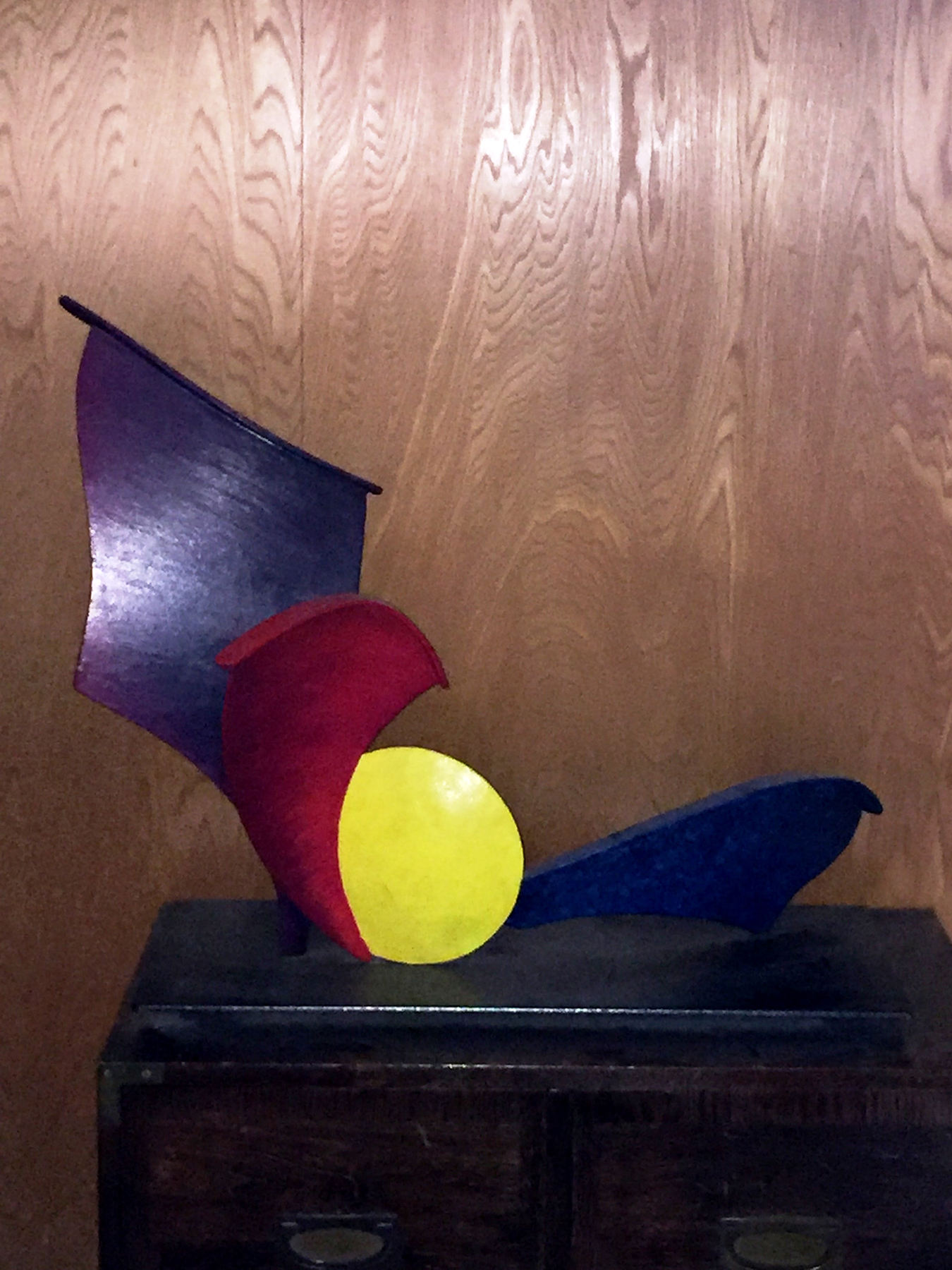 16b. Tabletop steel sculpture.